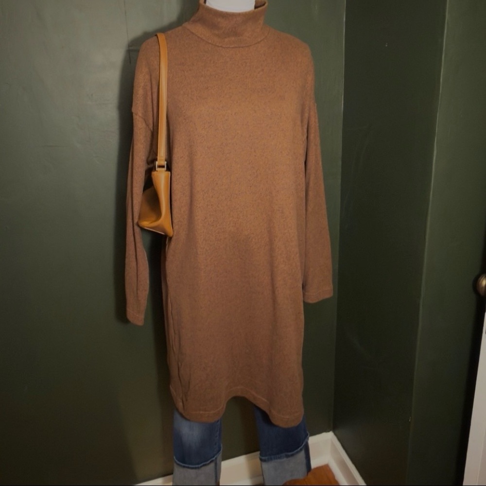 Uniqlo Brown Sweater Dress size L